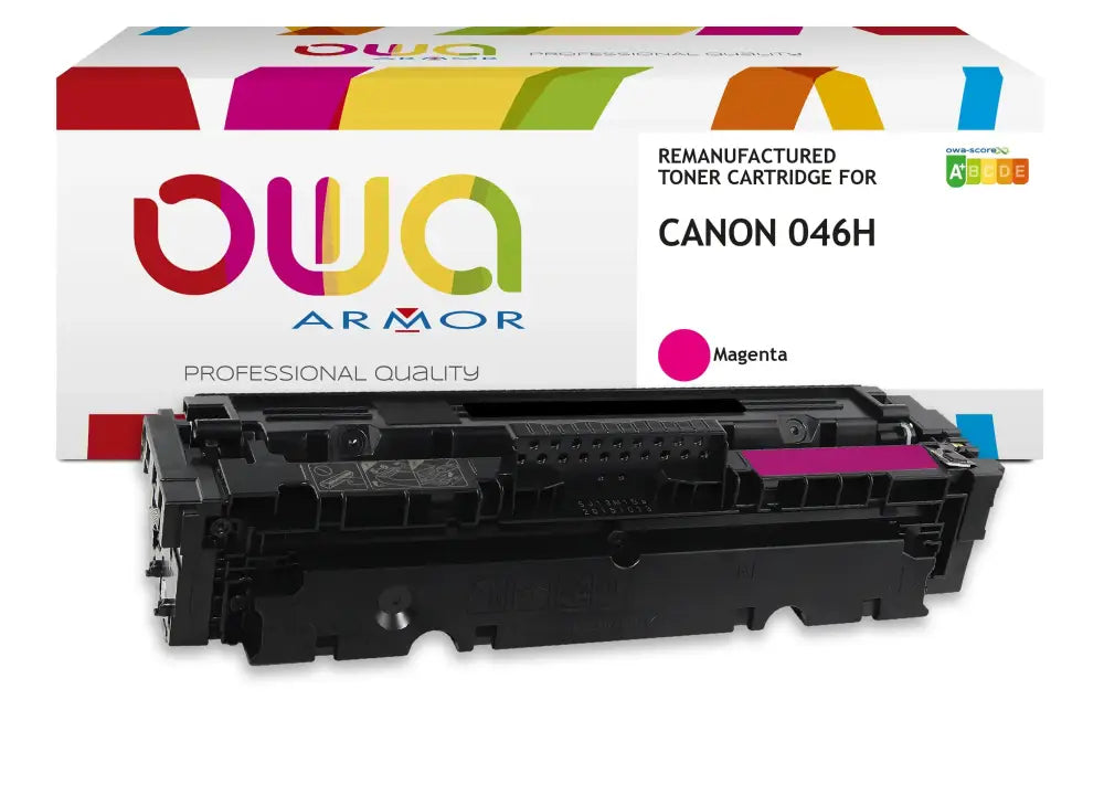 CANON 046H - Cartouche laser compatible - haute capacité - Magenta - Toner remanufacturé OWA