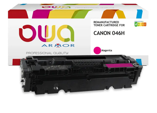 CANON 046H - Cartouche laser compatible - haute capacité - Magenta - Toner remanufacturé OWA