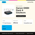 Canon 046H Toner Pack 4 Couleurs compatible · Switch : caractéristiques