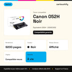 Canon 052H Toner Noir compatible équivalent à 2200C002 · Switch : caractéristiques
