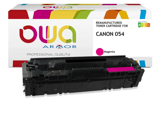 CANON 054 - Cartouche laser compatible - Magenta - Toner remanufacturé OWA