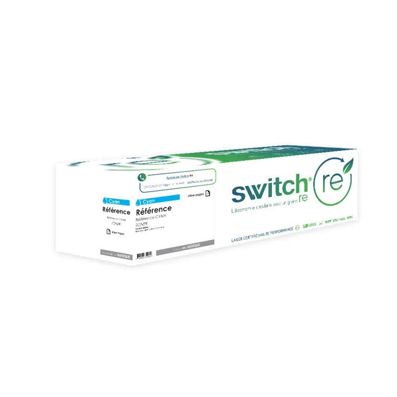 Canon 054H Toner Cyan remanufacturé équivalent à 3027C002 · Switch RE