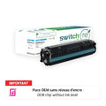 Canon 055H Toner Cyan remanufacturé puce OEM équivalent à 3019C002 · Switch RE
