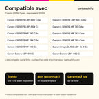 Imprimantes compatibles avec Canon 055H Toner Cyan compatible puce OEM équivalent à 3019C002 · Switch
