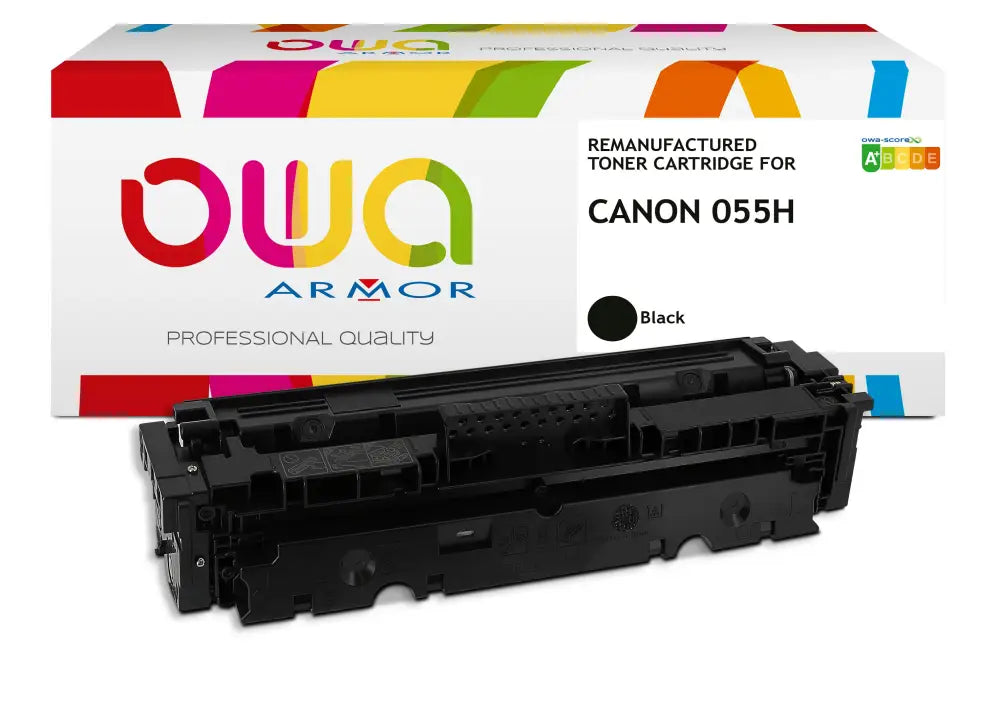 CANON 055H / T09K - Cartouche laser compatible - haute capacité - Noir - Toner remanufacturé OWA