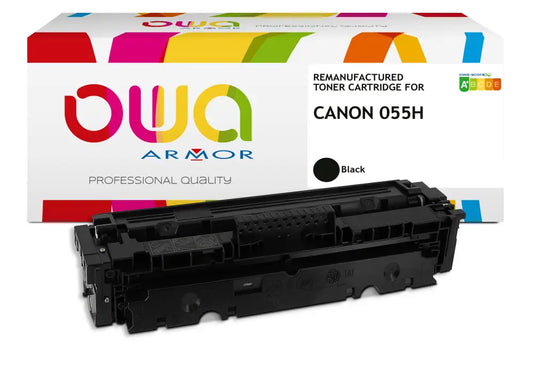 CANON 055H / T09K - Cartouche laser compatible - haute capacité - Noir - Toner remanufacturé OWA