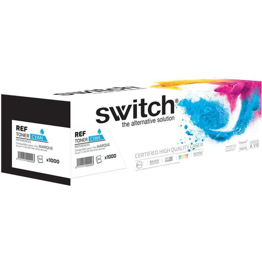 Toner Switch pour Canon 067H 5105C002 Cyan - Cartouchify