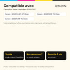 Imprimantes compatibles avec Canon 69H Toner Jaune compatible équivalent à 5095C002 · Switch