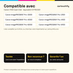 Imprimantes compatibles avec Canon 1700 Cartouche Light Cyan compatible équivalent à 0779C001, PFI1700PC