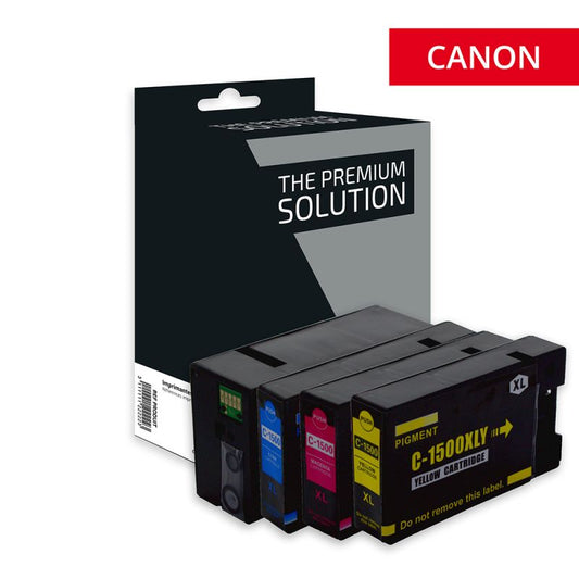 Cartouche compatible Canon PG 1500XL Pack 4 Couleurs