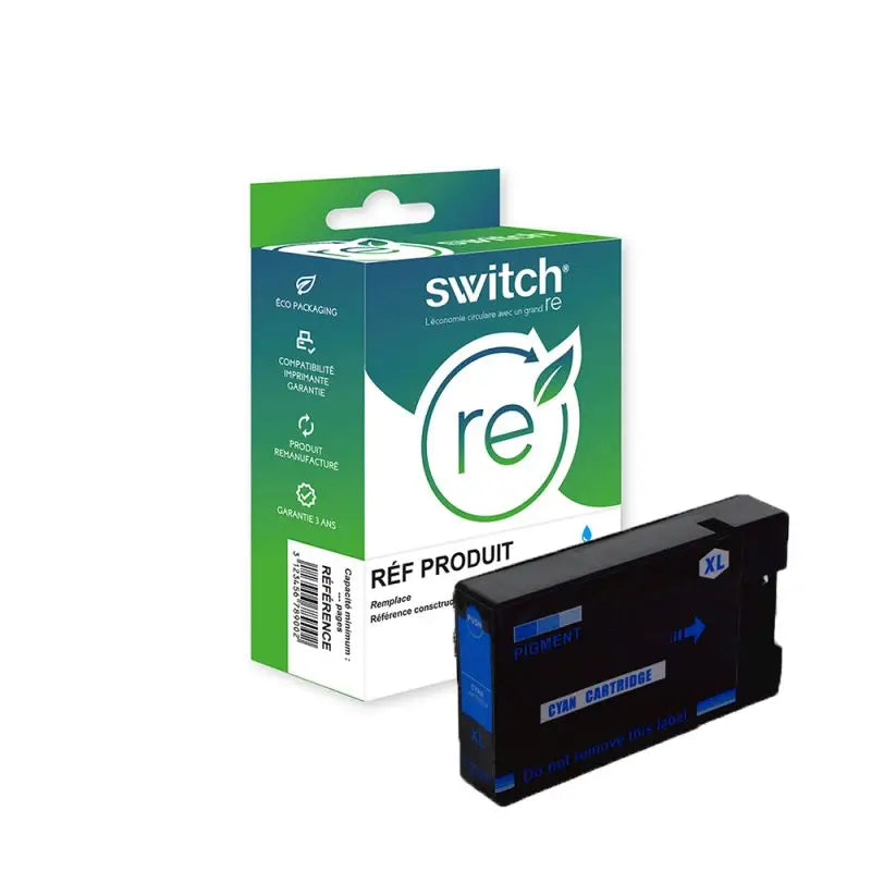 Canon 2500XL Cartouche Cyan remanufacturé équivalent à PGI-2500 9265B001 · Switch RE