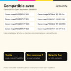 Imprimantes compatibles avec Canon PFI703 Cartouche Cyan compatible équivalent à 2964B001, PFI703C