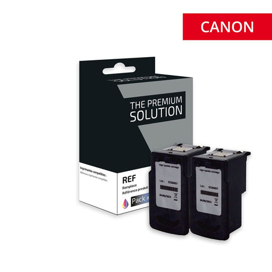 The Premium Solution Canon 512 / 513 PG512/CL513 / 2969B001 / 2971B001 Pack 4 Couleurs 1B-1CMY