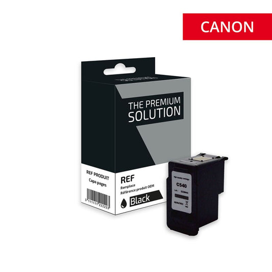 The Premium Solution Canon 540XL / 541XL PG540 BK/5222B005 Noir 1B