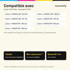 Imprimantes compatibles avec Canon 070H Toner Noir compatible équivalent à 5640C002