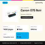 Canon 075 Toner Noir compatible équivalent à 6365C002 · Switch : caractéristiques