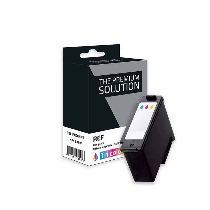 Canon CL-586XL, Cartouche Pack 3 couleurs compatible avec niveaux d’encre - Jet remanufacturé The Premium Solution