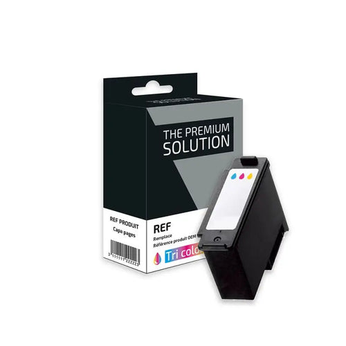 Canon CL-586XL, Cartouche Pack 3 couleurs compatible avec niveaux d’encre - Jet remanufacturé The Premium Solution