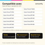 Imprimantes compatibles avec Canon 521 Cartouche Jaune compatible équivalent à CLI-521Y, 2936B001 · Switch