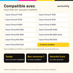 Imprimantes compatibles avec Canon 551XL Cartouche Grey compatible équivalent à CLI551GYXL, 6447B001 · Switch