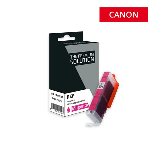 Canon 571XL Cartouche Magenta compatible équivalent à CLI571MXL, 0333C001