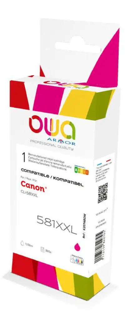 CANON CLI-581 XXL - Cartouche compatible - haute capacité - Magenta - Jet d’encre remanufacturé OWA