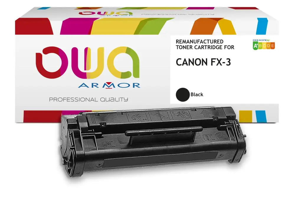 CANON FX-3 - Cartouche laser compatible - Noir - Toner remanufacturé OWA