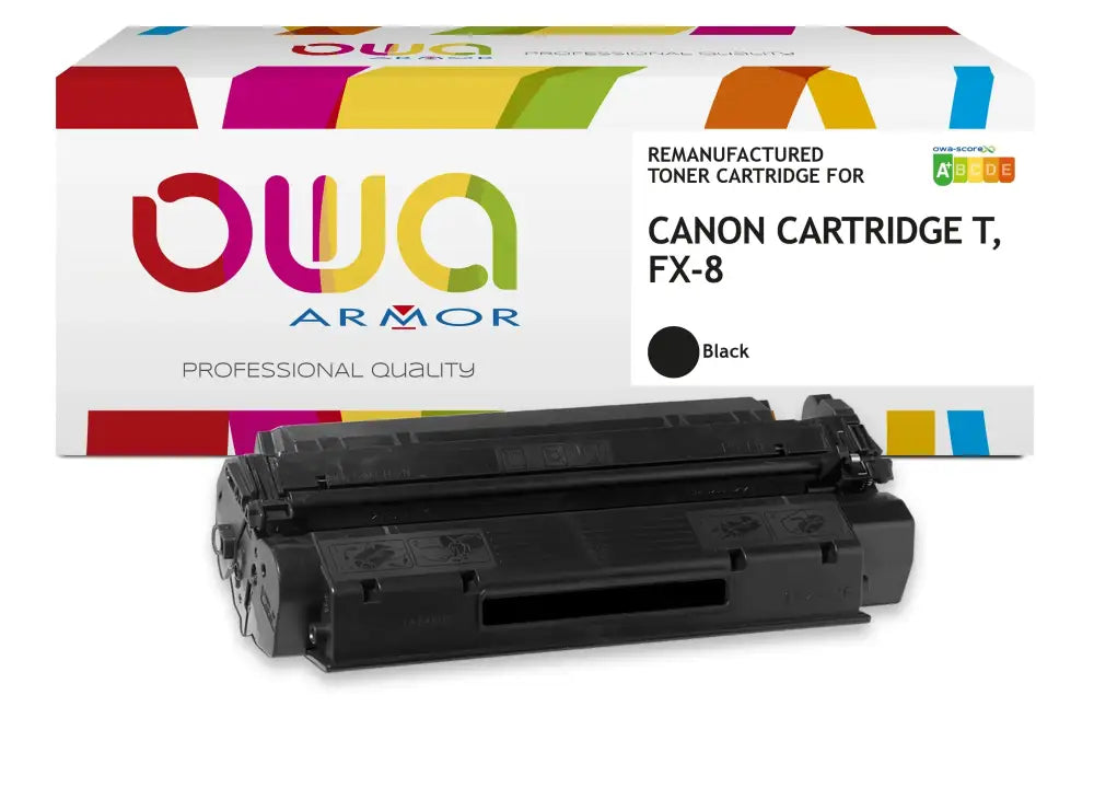 CANON FX-8 CARTRIDGE T - Cartouche laser compatible - Noir - Toner remanufacturé OWA