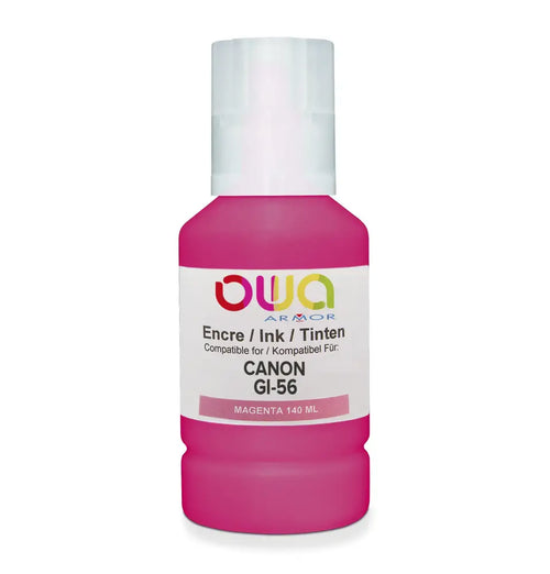 CANON GI-56 - bouteille d’encre compatible OWA pour - Magenta - Jet remanufacturé