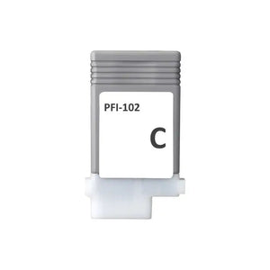 Canon PFI-102 Cartouche Cyan compatible équivalent à 0896B001 PFI102C