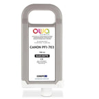 CANON PFI-703 - Cartouche compatible traceur - Noir Mat - Jet d’encre remanufacturé OWA