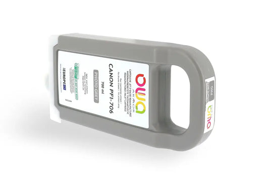 CANON PFI-706 - Cartouche compatible traceur - Gris Clair - Jet d’encre remanufacturé OWA
