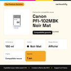 Canon PFI-102MBK Cartouche Noir Mat compatible équivalent à 0894B001 : caractéristiques