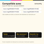 Imprimantes compatibles avec Canon PFI-701GY Cartouche Gris compatible équivalent à 0909B001