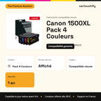 Canon 1500XL Pack 4 Couleurs The Premium Solution : garantie 1 an