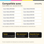 Imprimantes compatibles avec Canon 1500XL Cartouche Cyan compatible équivalent à PG-1500, 9193B001 · Switch