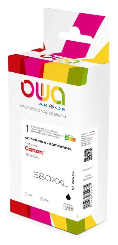 CANON PGI-580 XXL - Cartouche compatible - haute capacité - Noir - Jet d’encre remanufacturé OWA
