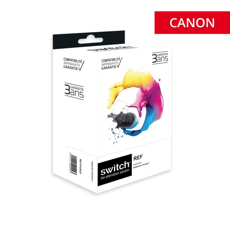 Canon PGI5/CLI8, Cartouche Pack 4 Couleurs compatible · Switch