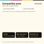 Imprimantes compatibles avec Canon 7 Cartouche Noir compatible équivalent à PGI7BK, 2444B001