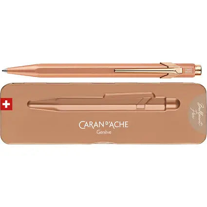 CARAN D’ACHE, Stylo à bille 849 Brut Rosé or rose