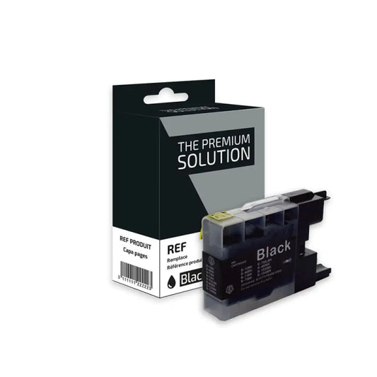 Cartouche compatible Brother LC1220/1240 Noir - Jet d’encre The Premium Solution