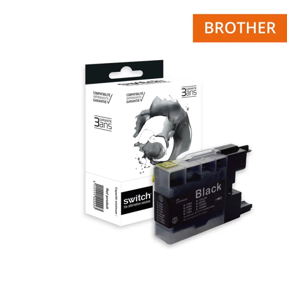 Cartouche compatible Brother LC1220/LC1240 Noir - Jet d’encre Switch