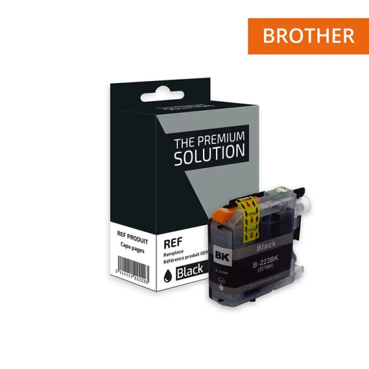 Cartouche compatible Brother LC223 Noir - Jet d’encre The Premium Solution