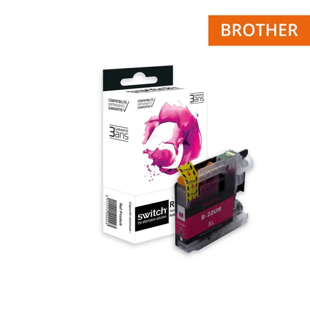 Cartouche compatible Brother LC22U Magenta - Jet d’encre Switch