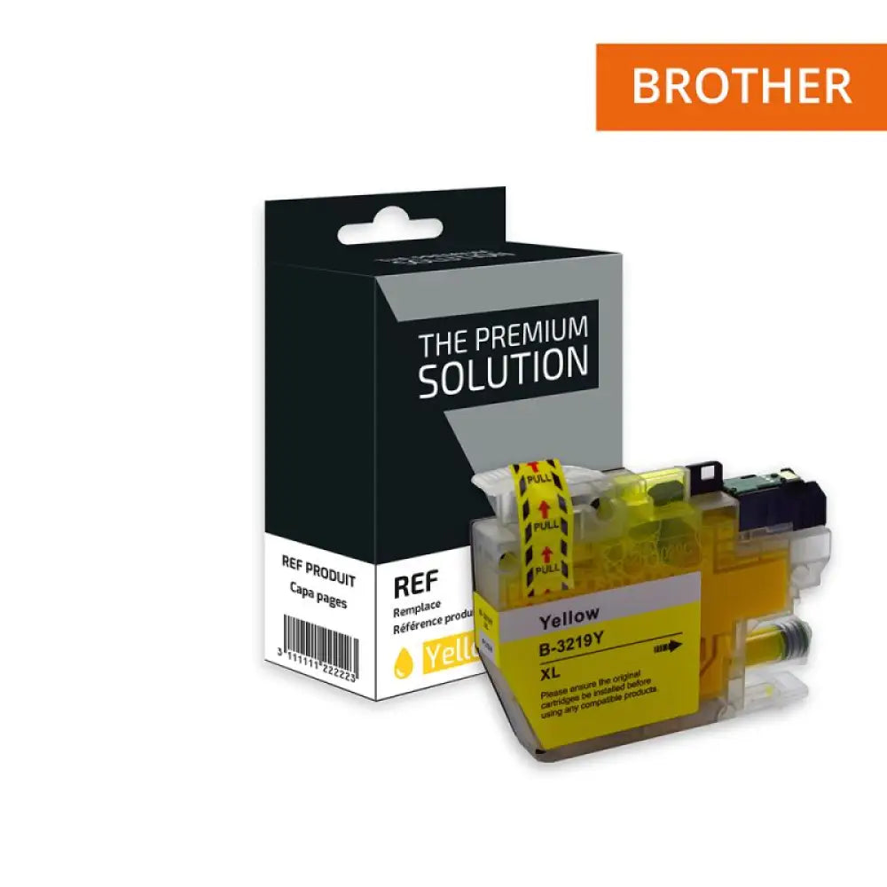 Cartouche compatible Brother LC3219XL Jaune - Jet d’encre The Premium Solution