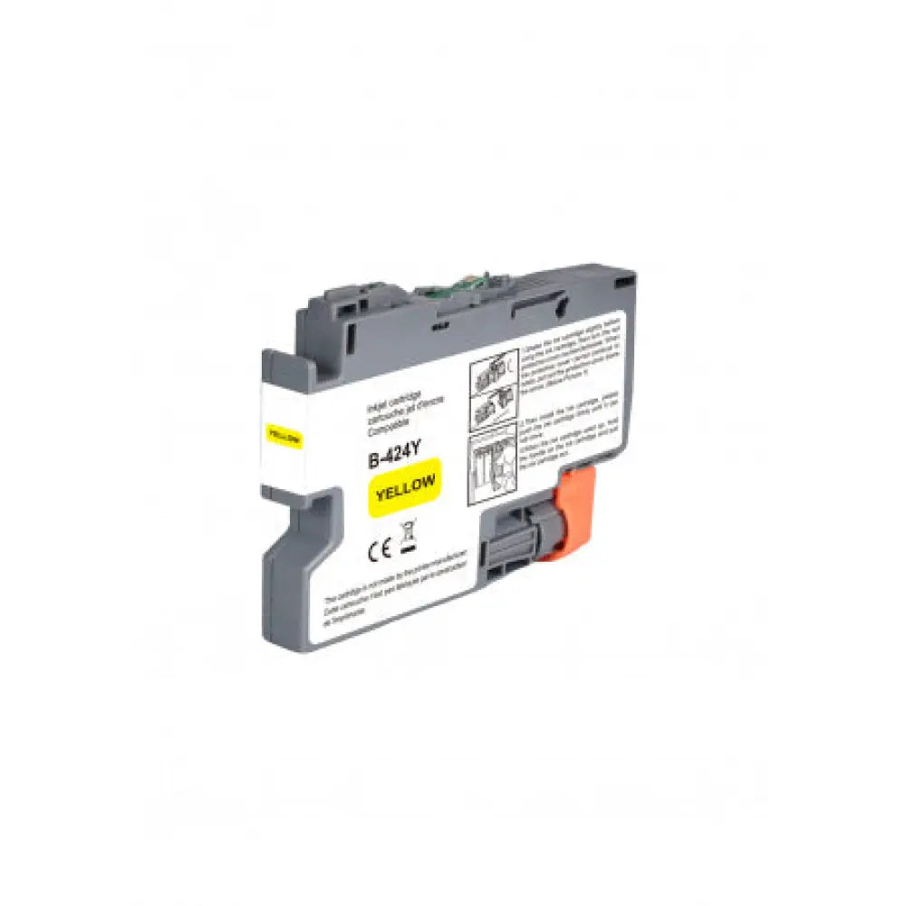 Cartouche Brother LC424 Jaune compatible - Jet d’encre The Premium Solution