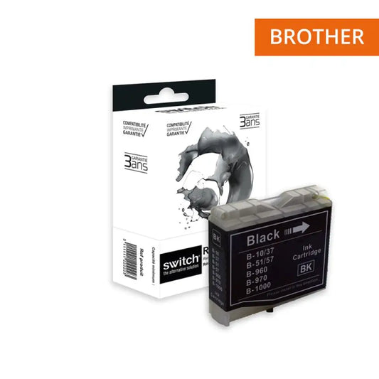 Cartouche compatible Brother LC970/LC1000 B Noir - Jet d’encre Switch