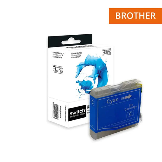 Cartouche compatible Brother LC985 C Cyan - Jet d’encre Switch