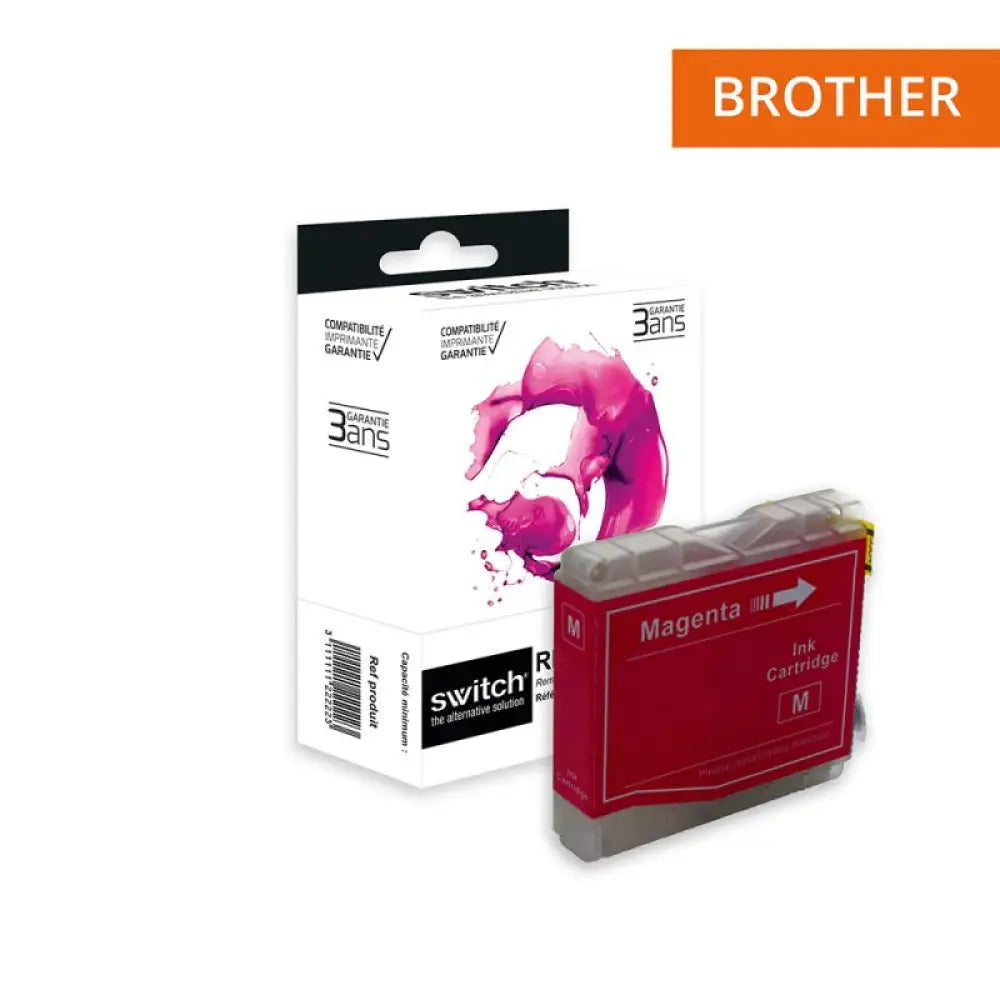 Cartouche compatible Brother LC985 M Magenta - Jet d’encre Switch