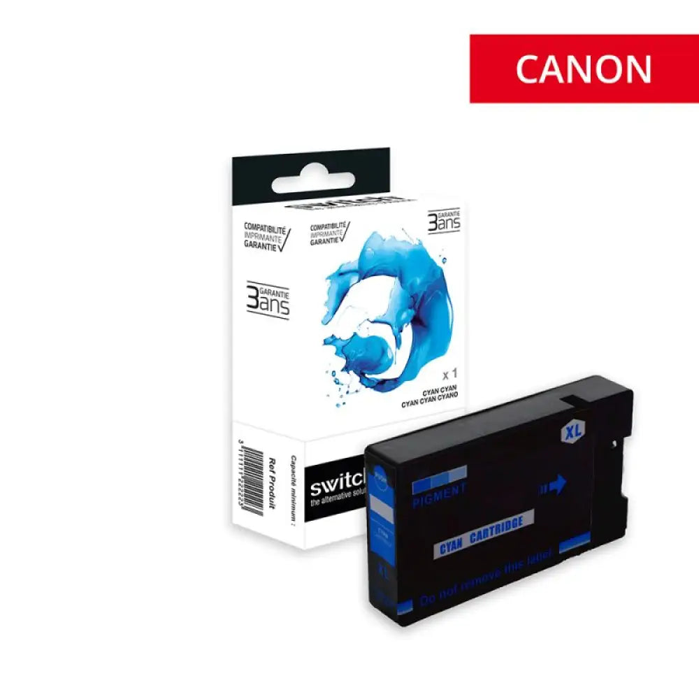 Cartouche compatible Canon 2500XL 9265B001 Cyan - Jet d’encre Switch